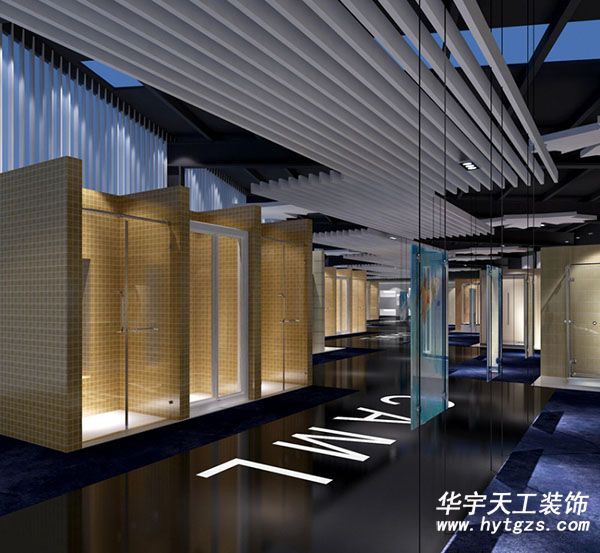 深圳宝安加枫卫浴展厅装修设计案例