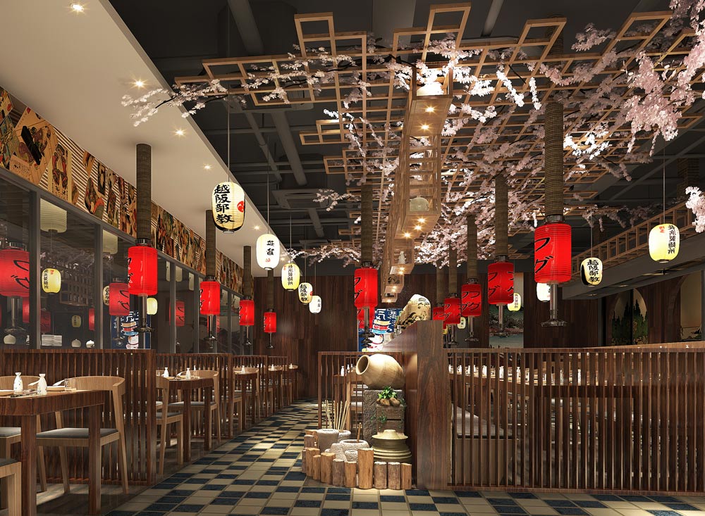深圳东门日本餐厅装修设计
